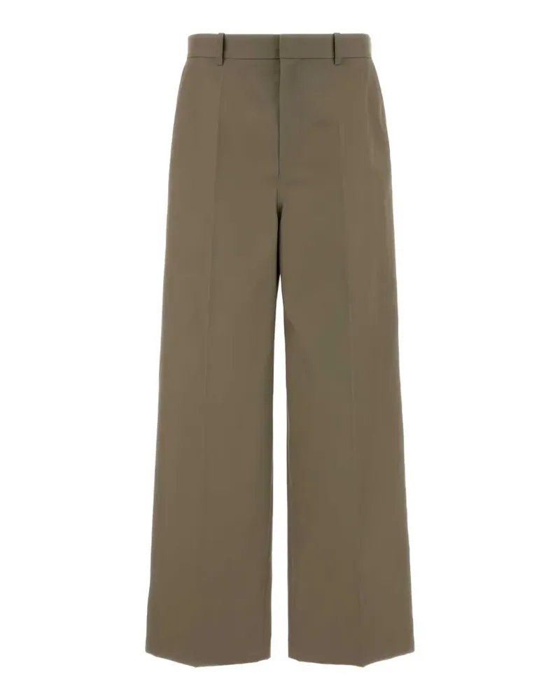 Balenciaga concealed-fastening trousers - Braun Braun