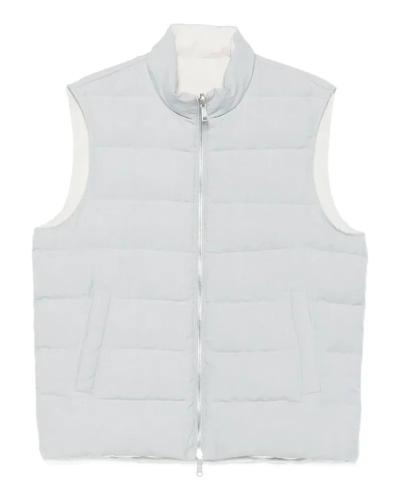 Eleventy quilted padded gilet - Grau Grau