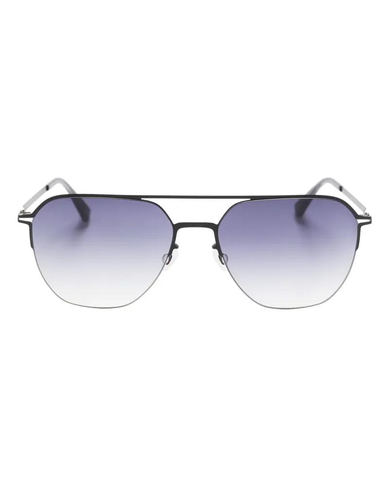 Mykita Amos Sonnenbrille mit Farbverlauf - Schwarz Schwarz