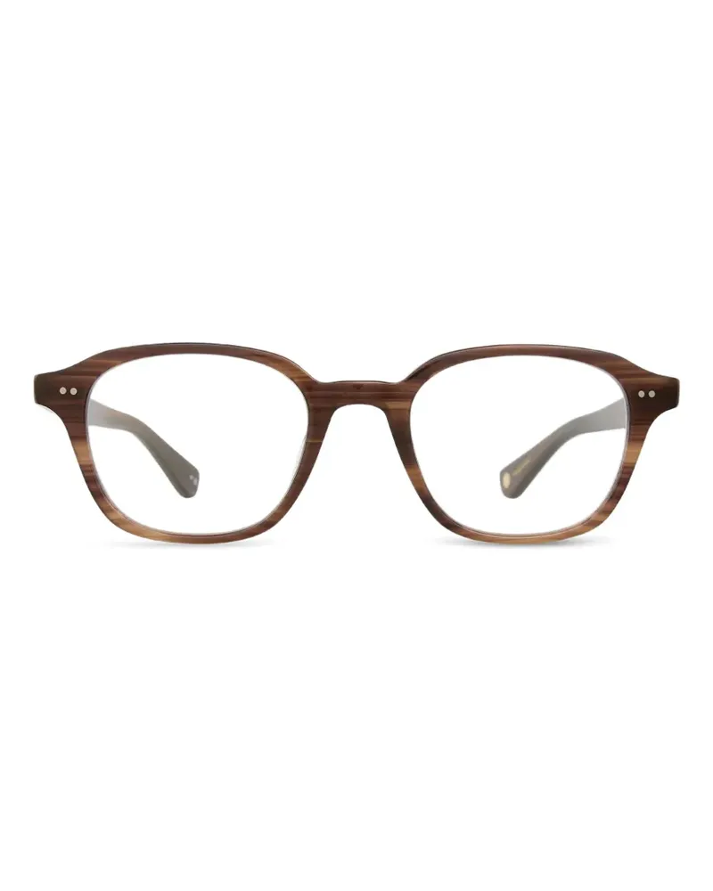 Garrett Leight Lachman geometric-frame glasses - Braun Braun