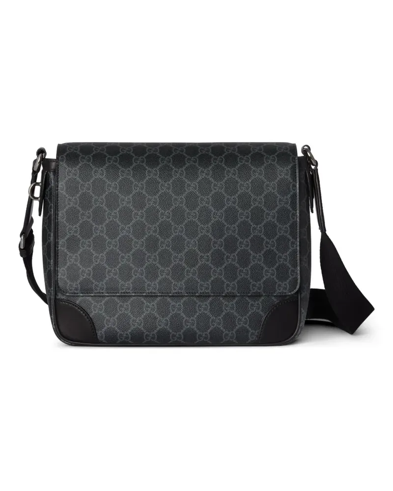 Gucci GG Emblem shoulder bag - Schwarz Schwarz
