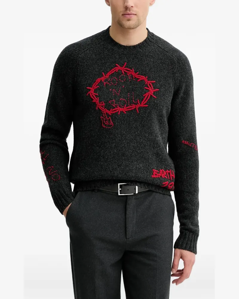 Zadig & Voltaire Jordan Pullover mit Stickerei - Grau Grau