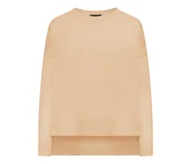 Oversized-Pullover - Braun