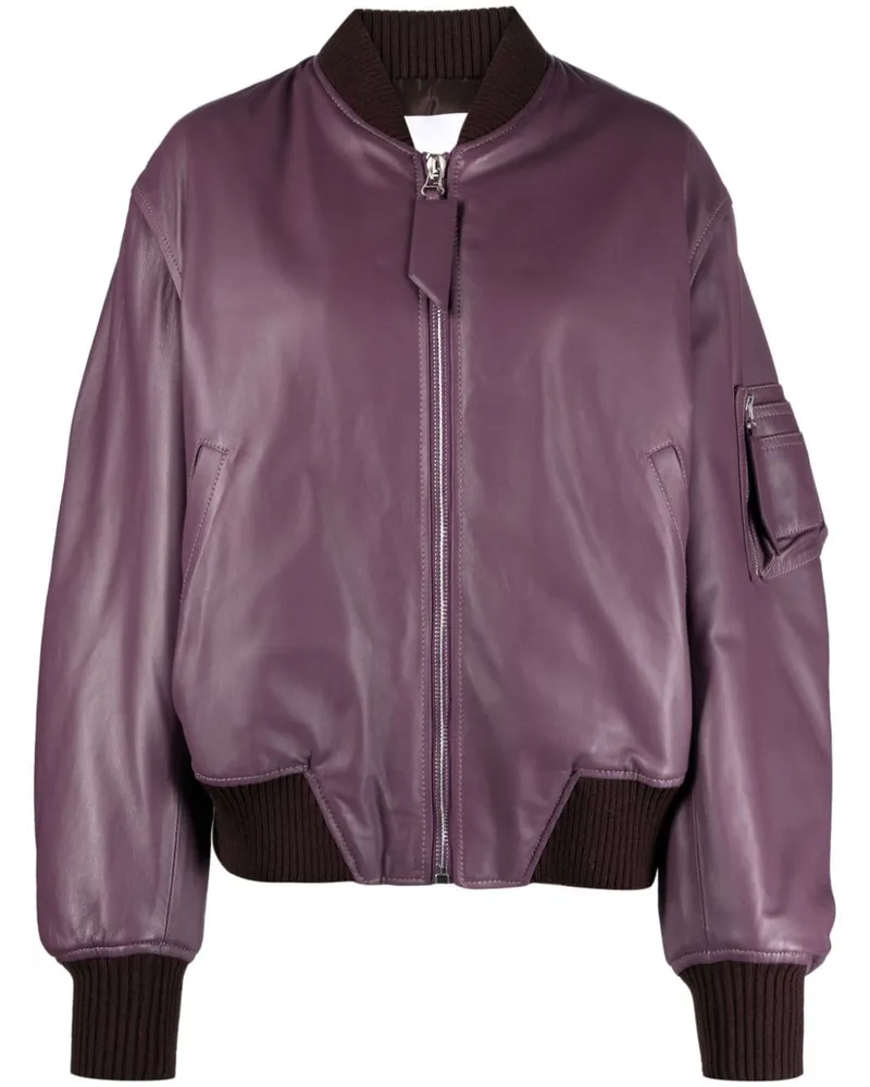 ATTICO Anja Bomber-Daunenjacke - Violett Violett