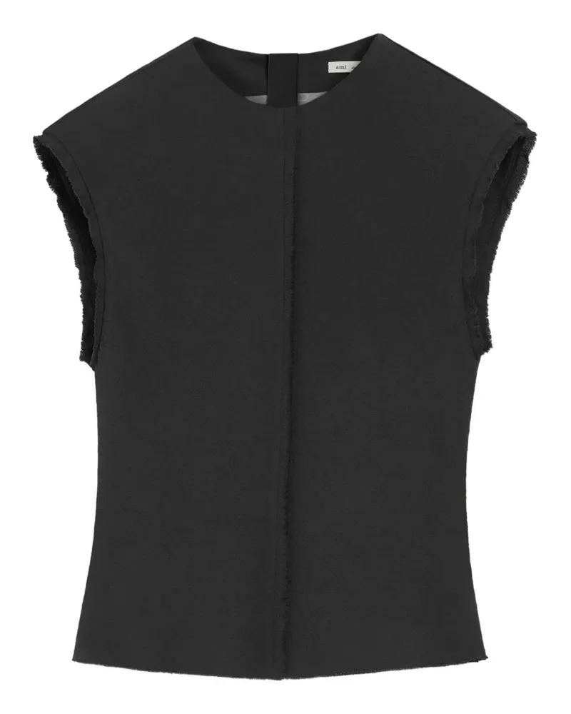 AMI Paris Ärmelloses Top - Schwarz Schwarz