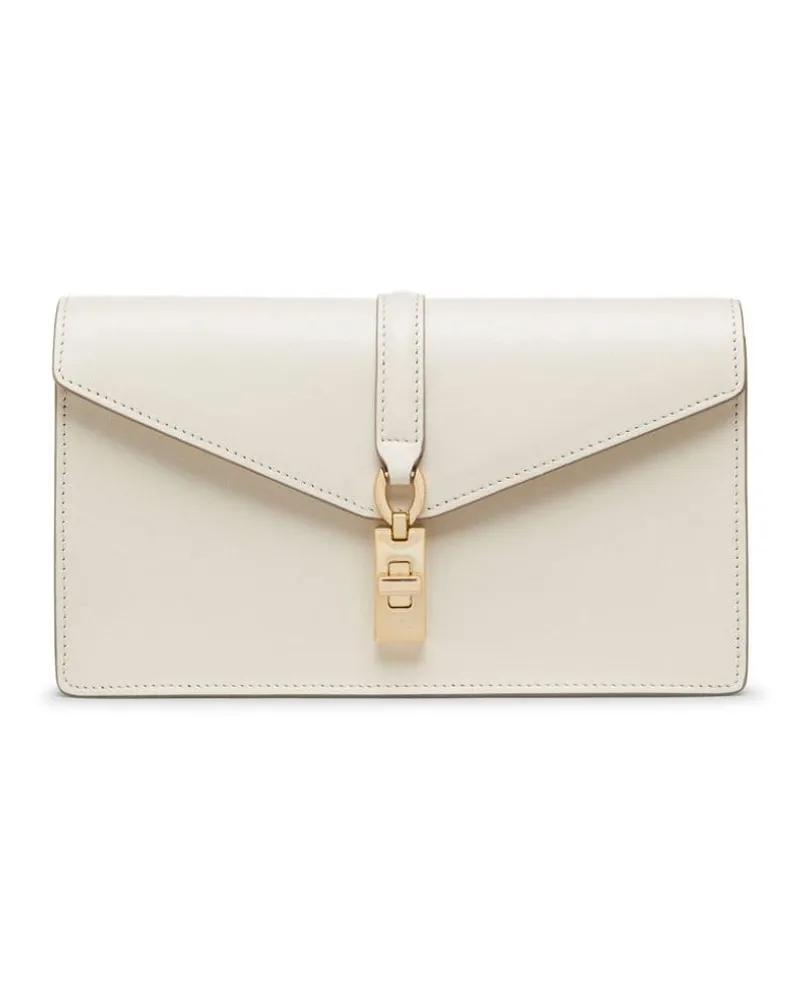 Stuart Weitzman Milan Loveletter Clutch Nude