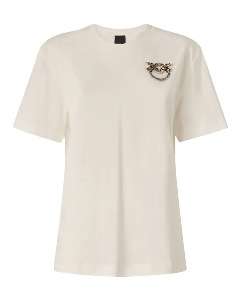 Pinko T-Shirt mit Rundhalsausschnitt - Nude Nude