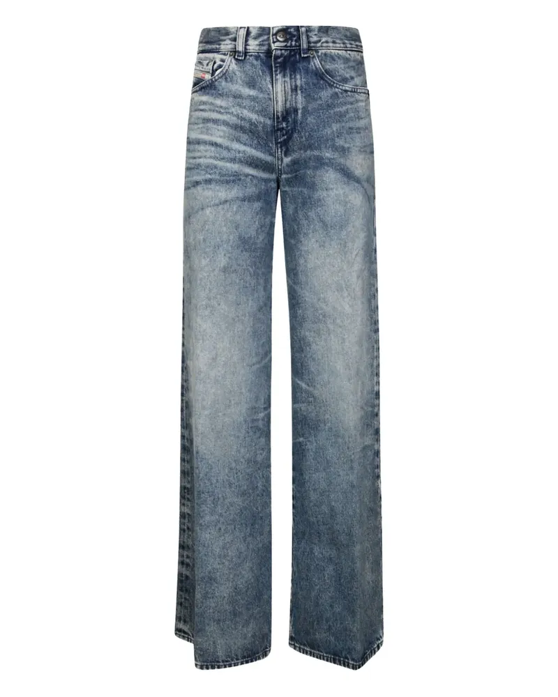Diesel Jeans mit Stone-Wash-Effekt - Blau Blau