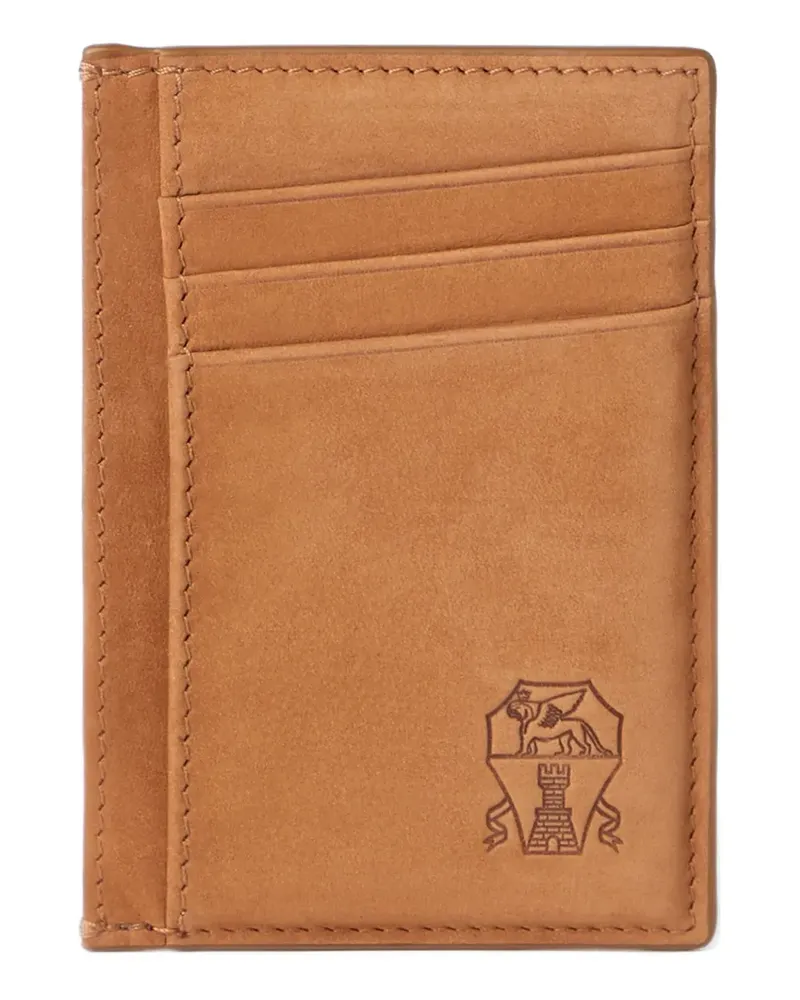Brunello Cucinelli Kartenetui mit Prägung - Braun Braun