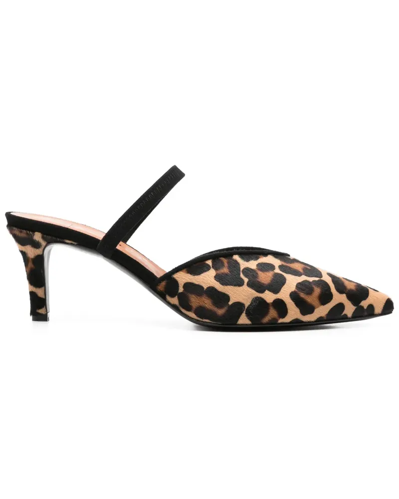 Via Roma 15 Pumps mit Tiermotiv 65mm - Braun Braun