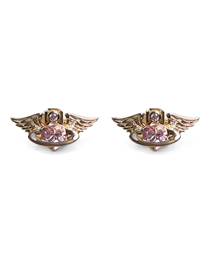 Vivienne Westwood Orb Ohrringe mit Herz - Gold Gold