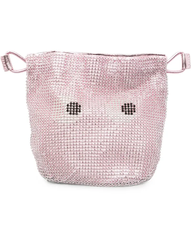 Anya Hindmarch Schultertasche mit Kordelzug - Rosa Rosa