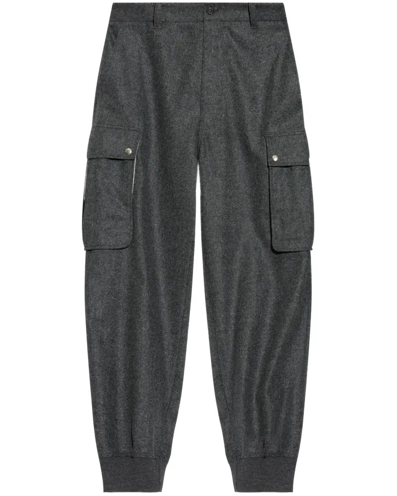 Givenchy Cargohose aus Wolle - Grau Grau