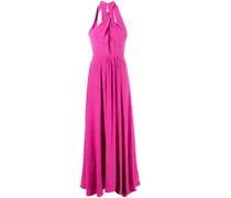 Seidenkleid mit Cut-Outs - Rosa