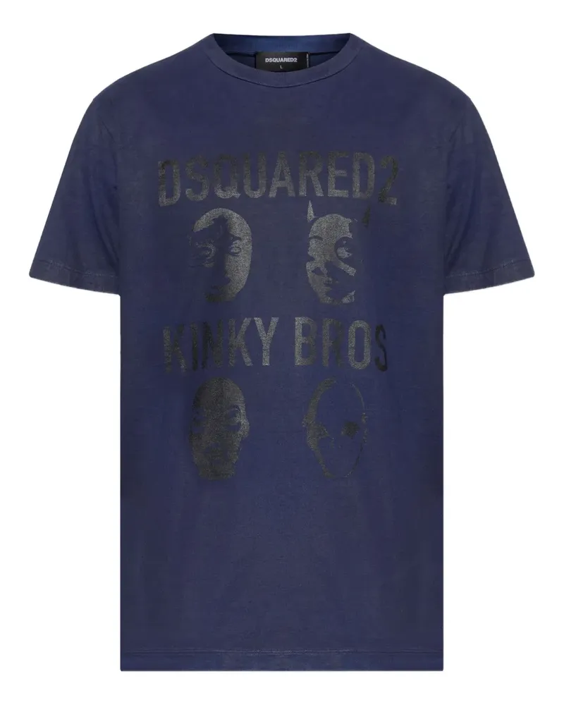 Dsquared2 Klassisches T-Shirt - Blau Blau