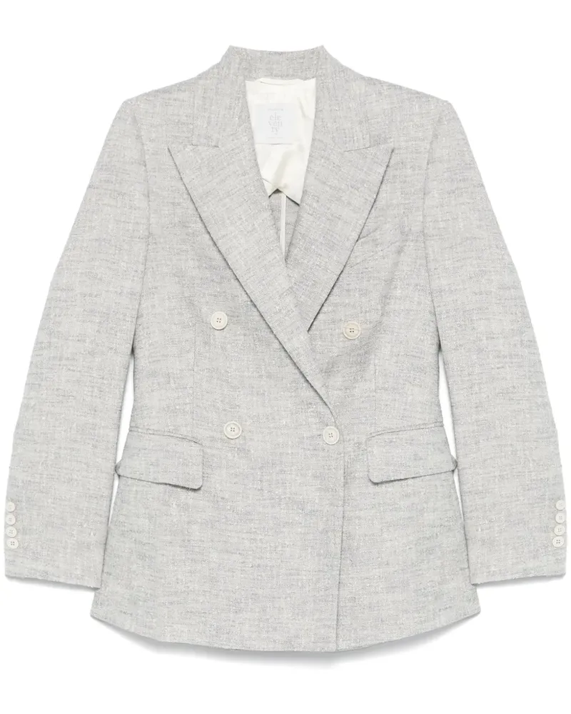 Eleventy Bouclé-Blazer - Grau Grau