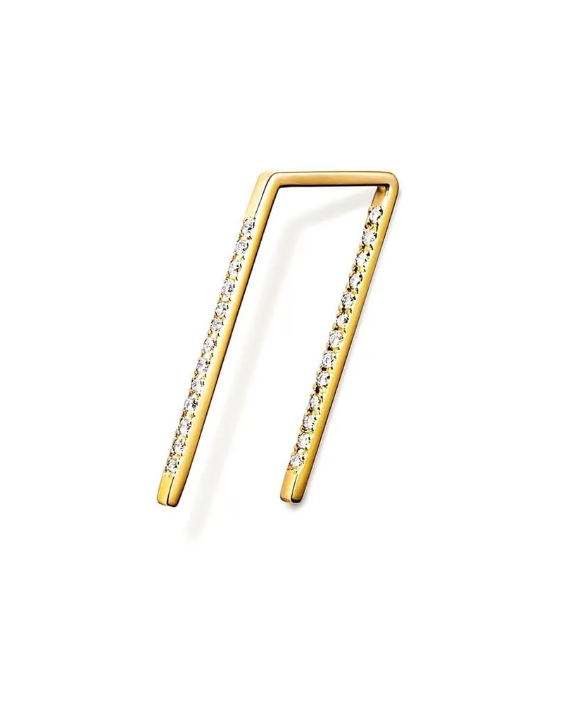 SHIHARA 0202' Ohrring mit Diamanten - Metallic Metallic