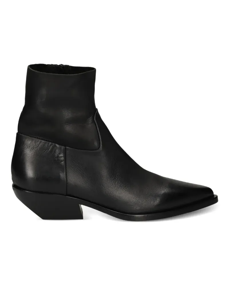 Elena Iachi Stiefel mit spitzer Kappe - Schwarz Schwarz