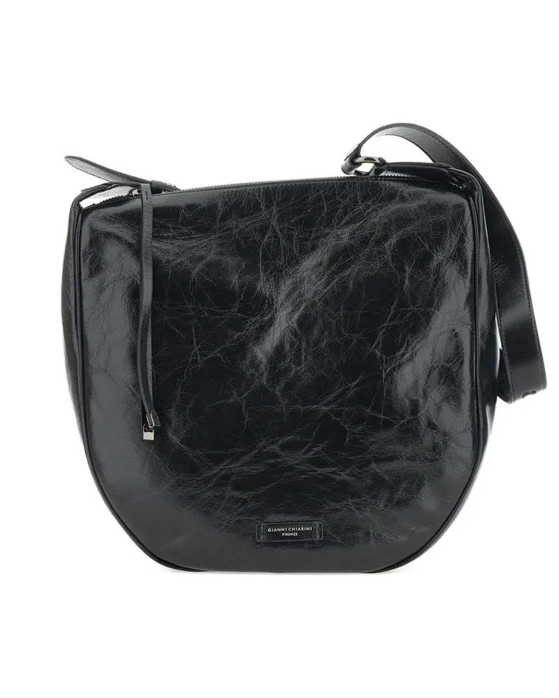 Gianni Chiarini Schultertasche mit abgerundeter Form - Schwarz Schwarz