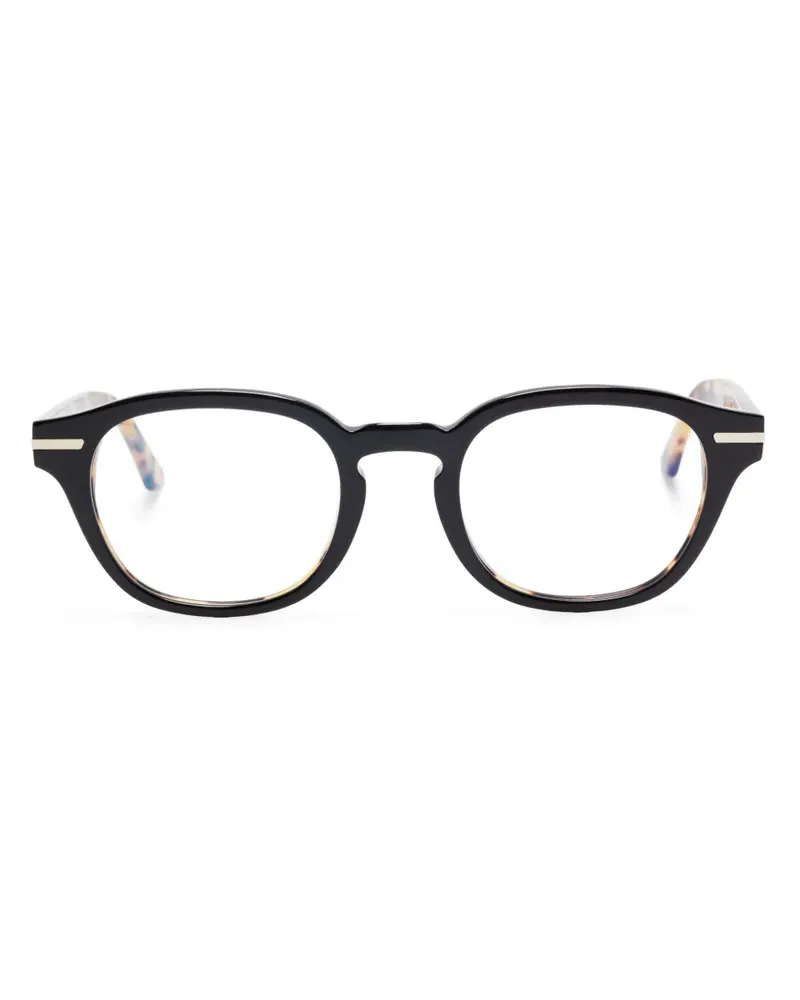 Cutler and Gross Brille mit eckigem Gestell - Schwarz Schwarz