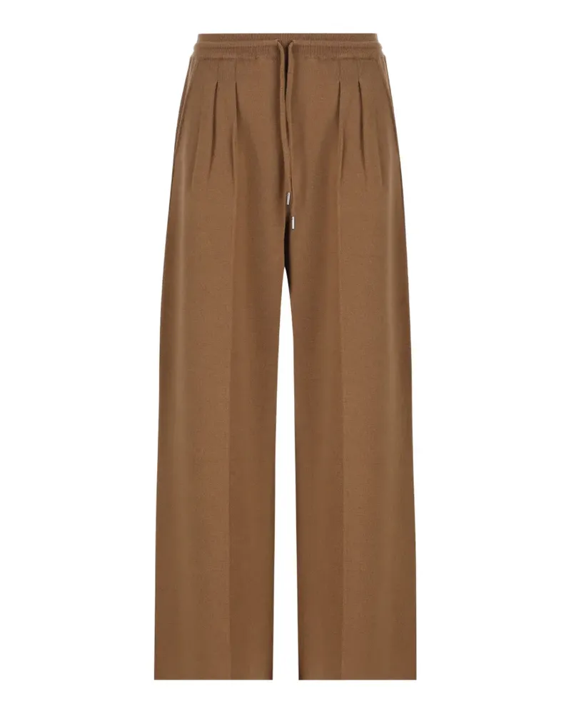 Max Mara pleated drawstring trousers - Braun Braun
