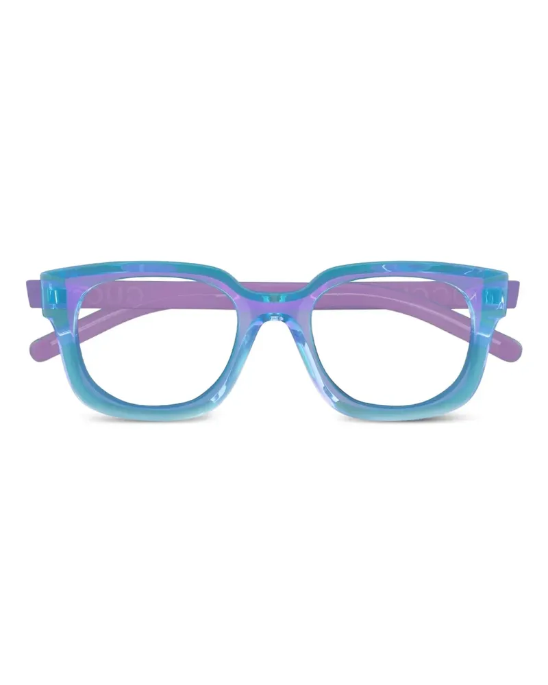 Gucci Brille mit eckigem Gestell - Violett Violett