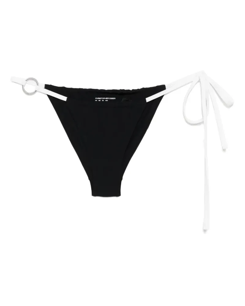 Christopher Esber Lacuna Slip mit Schnürung - Schwarz Schwarz