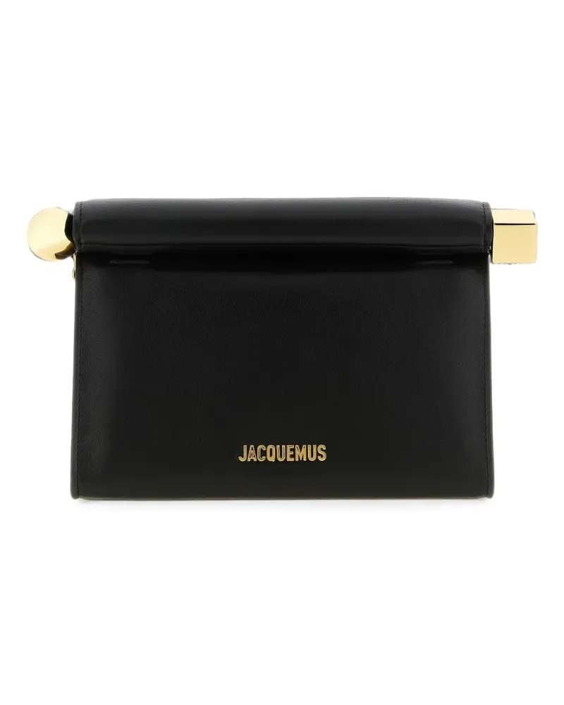 Jacquemus Rond Carré Clutch - Schwarz Schwarz