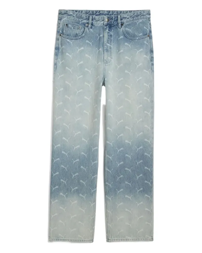 Puma x A$AP Rocky monogram jeans - Blau Blau