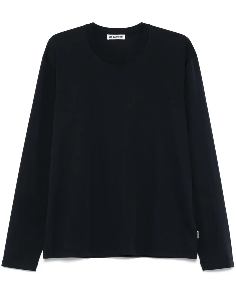 Jil Sander Klassisches T-Shirt - Blau Blau