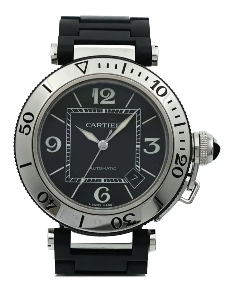 Cartier Pasha Seatimer Armbanduhr 40mm - Schwarz Schwarz