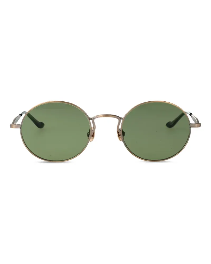 MATSUDA Sonnenbrille mit rundem Gestell - Gold Gold