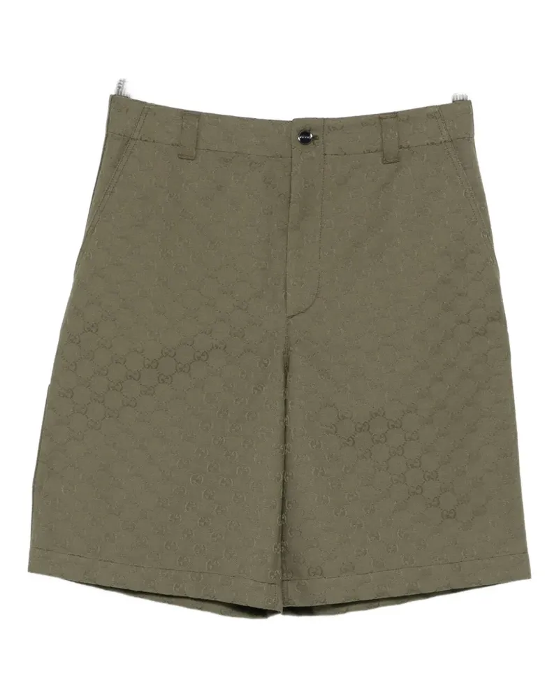 Gucci Shorts mit GG-Monogramm - Grün Grün