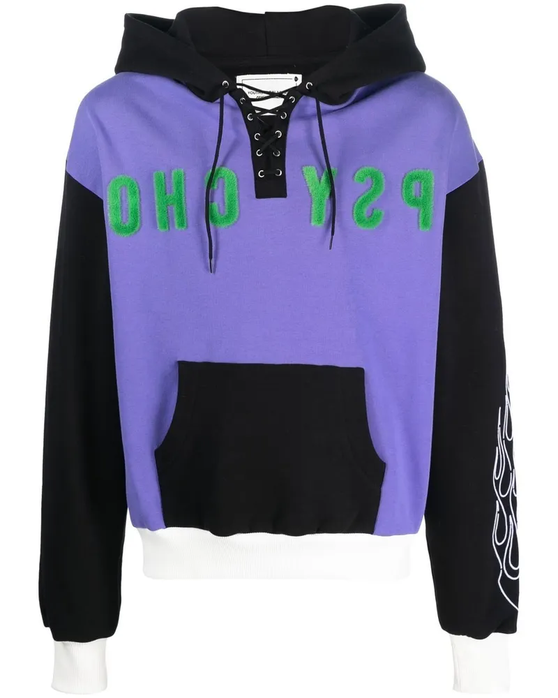 Youths In Balaclava Hoodie mit Schnürung Violett