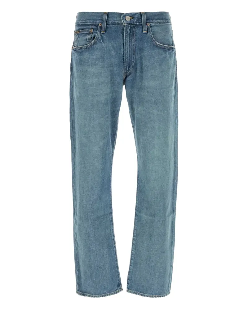 Ralph Lauren Ausgeblichene Straight-Leg-Jeans - Blau Blau