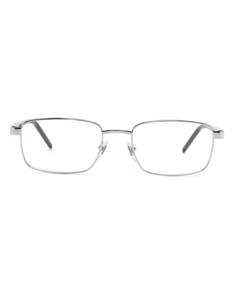 Gucci Brille mit eckigem Gestell - Silber Silber