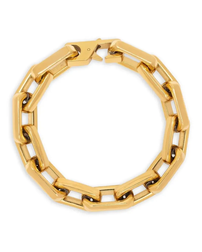 Nialaya Armband mit breiten Gliedern - Gold Gold