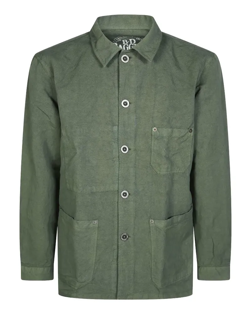 B.D. Baggies Hemdjacke mit Nietendetail - Grün Grün