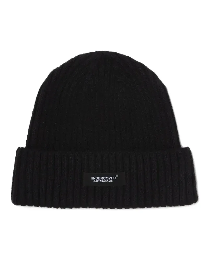Undercover Gerippte Beanie - Schwarz Schwarz