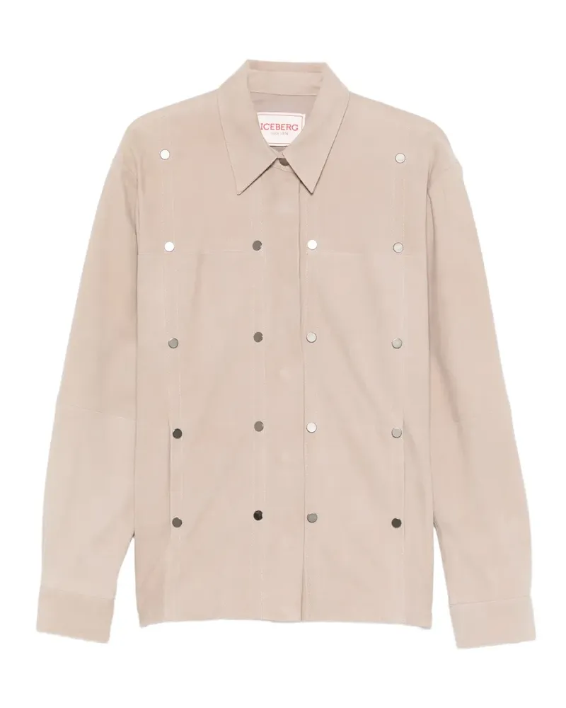 Iceberg embellished shirt - Nude Nude