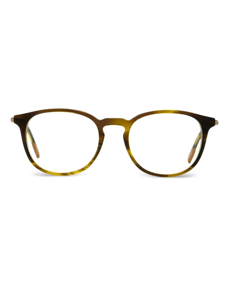 Ermenegildo Zegna 5125 Brille mit Schlüssellochsteg - Braun Braun