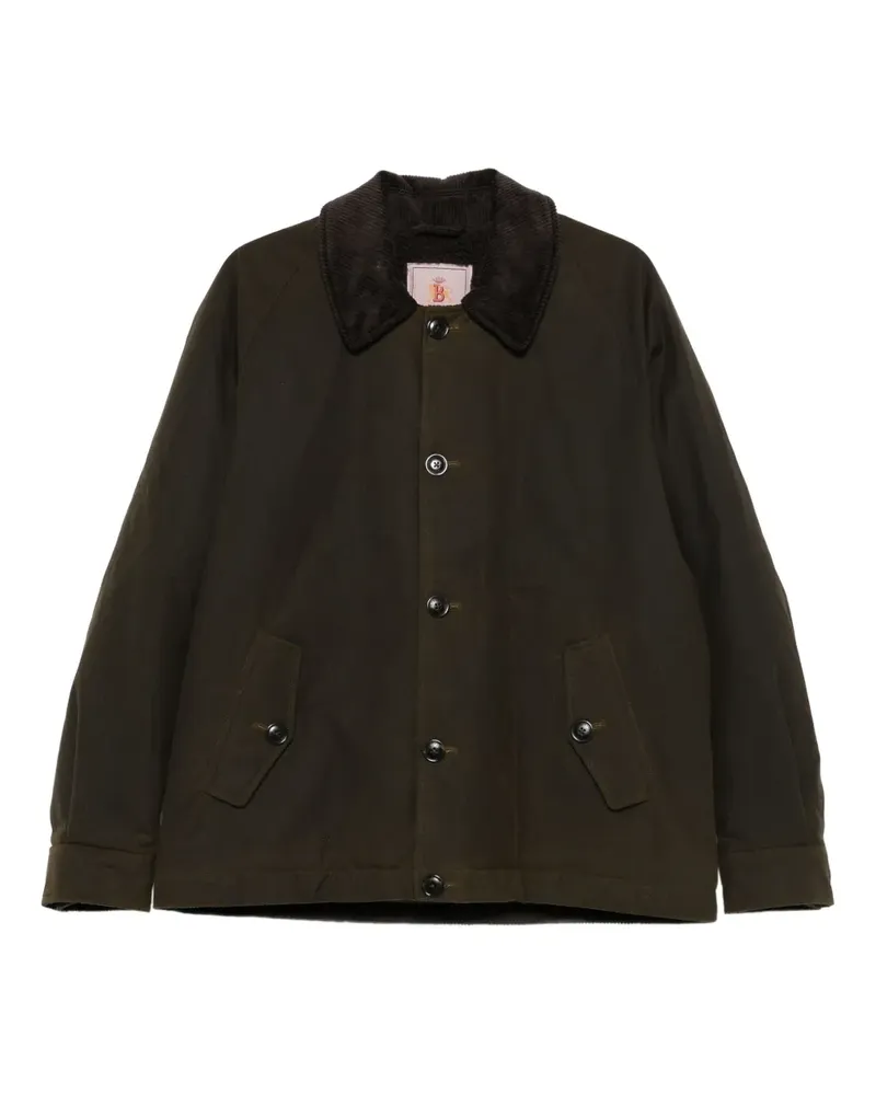Baracuta Jacke mit Cordkragen - Braun Braun