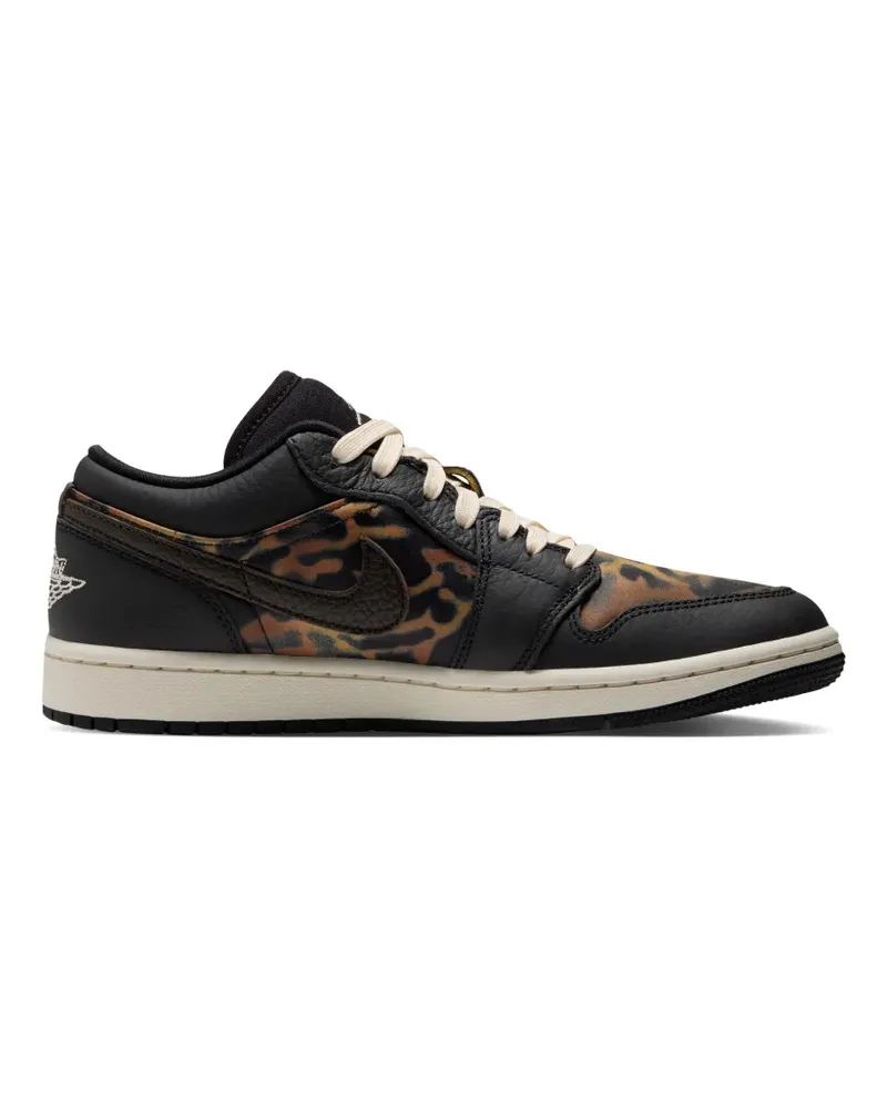 Jordan Air  1 Low SE Sneakers mit Leopardenprint - Schwarz Schwarz