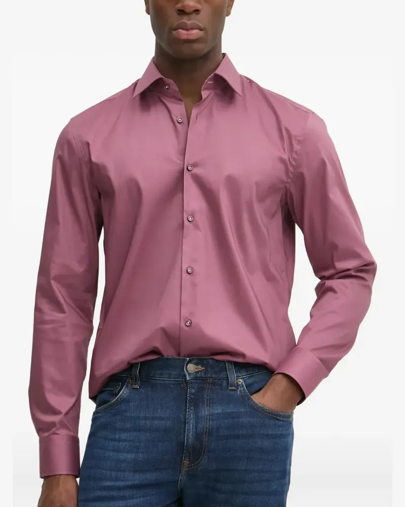HUGO BOSS Langärmeliges Hemd - Rosa Rosa