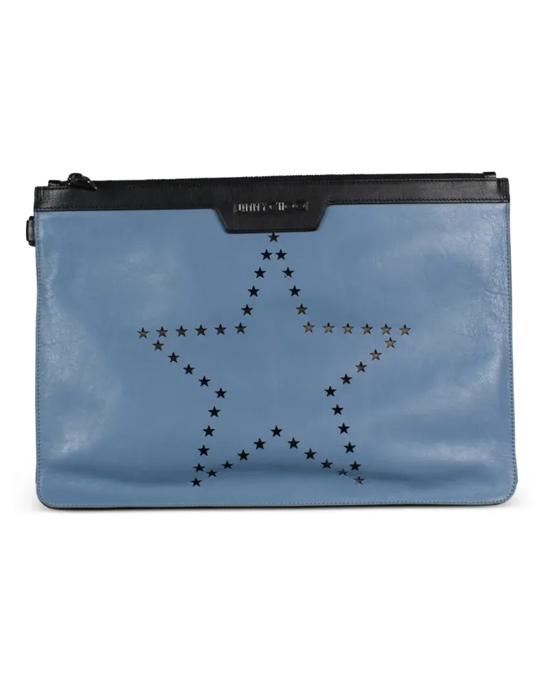 Jimmy Choo Derek Star Clutch - Blau Blau