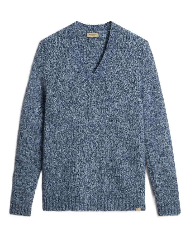 Woolrich Pullover mit V-Ausschnitt - Blau Blau
