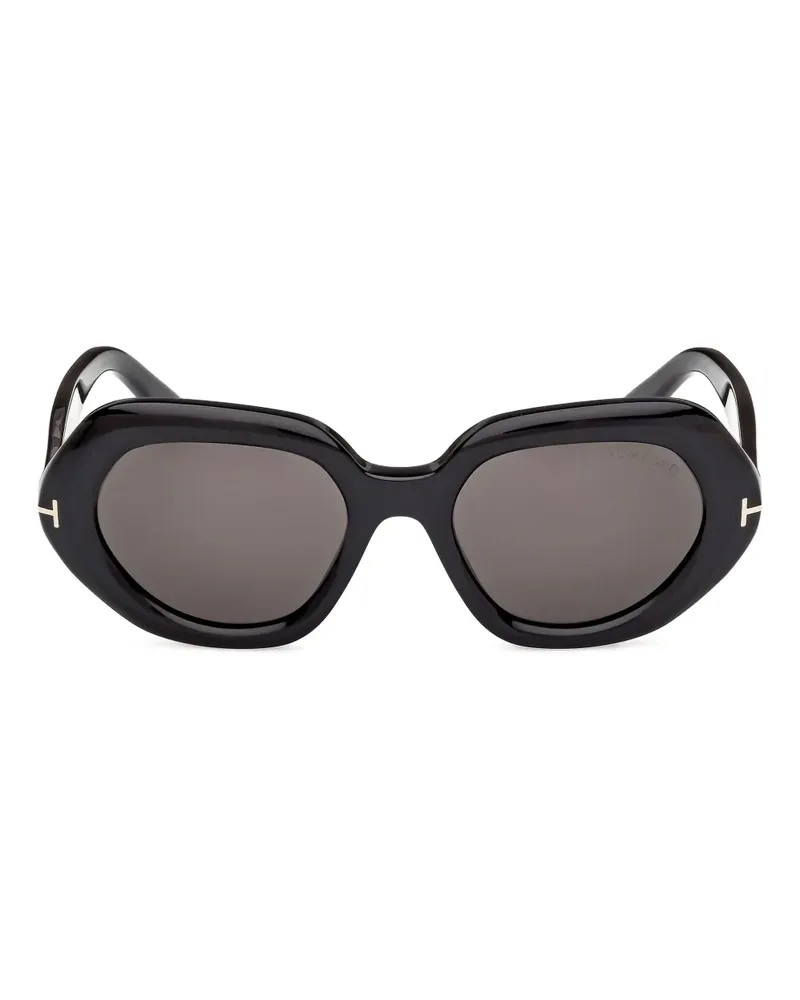 Tom Ford geometric-frame sunglasses - Schwarz Schwarz