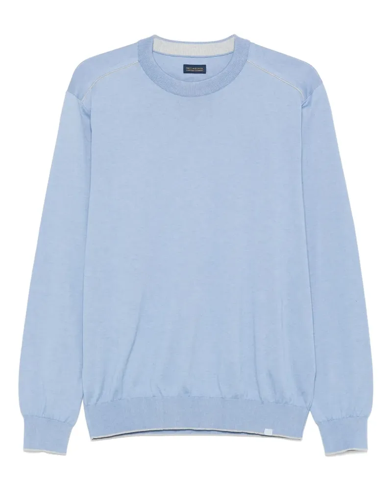 Paul & Shark Sweatshirt mit meliertem Effekt - Blau Blau