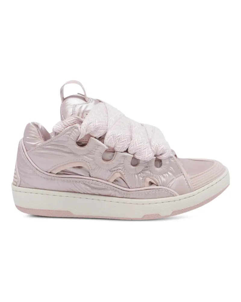 Lanvin Curb sneakers in nylon - Rosa Rosa