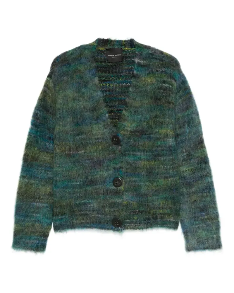 Roberto Collina Cardigan mit V-Ausschnitt - Grün Grün